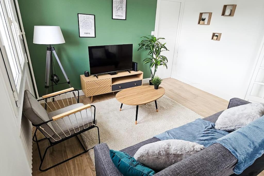 Apartament C'Est Chez Maurice! 4 Ch Wifi Balcon Parking Free Saint-Etienne  Zewnętrze zdjęcie