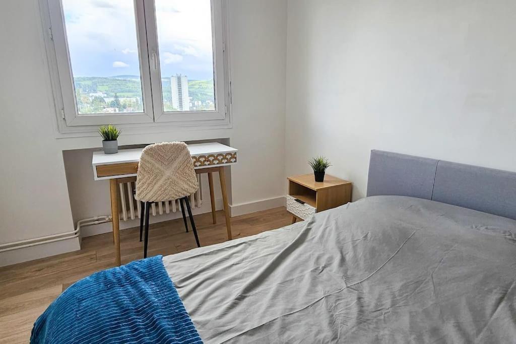 Apartament C'Est Chez Maurice! 4 Ch Wifi Balcon Parking Free Saint-Etienne  Zewnętrze zdjęcie