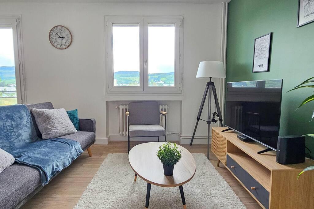 Apartament C'Est Chez Maurice! 4 Ch Wifi Balcon Parking Free Saint-Etienne  Zewnętrze zdjęcie