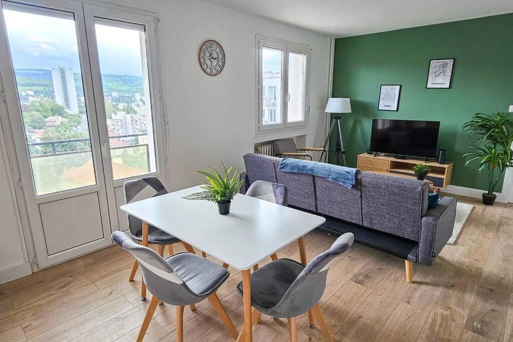 Apartament C'Est Chez Maurice! 4 Ch Wifi Balcon Parking Free Saint-Etienne  Zewnętrze zdjęcie